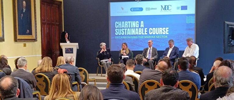 MeDirect has sponsored a discussion on decarbonising the marine sector. The event took place at the Malta Chamber and was organised in collaboration with the Embassy of France in Malta.